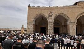 من أداء صلاة الجمعة اليوم في المسجد الأقصى