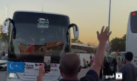 استقبال مهيب لـ"قافلة فلسطين" في العاصمة التركية أنقرة، الذي تضم أكثر من 500 ناشط ومؤيد يمثلون 20 دولة حول العالم عبر أسطول من الحافلات والسيارات، في حراك تضامني ضخم يتجاوز الحدود دعمًا لفلسطين.