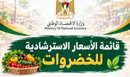 الاقتصاد بغزة تنشر قائمة الأسعار الاسترشادية للخضروات