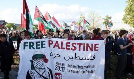 الآلاف يتظاهرون دعماً للفلسطينيين وتنديدا بجرائم "إسرائيل"