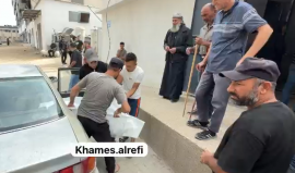 من وصول الشهيد إلى مجمع الشفاء الطبي