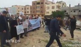 #شاهد مسيرة لعلماء فلسطين شرق غزة نصرة للقدس