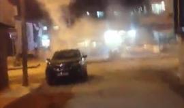 المواجهات التي اندلعت في الظاهرية جنوب الخليل بعد اقتحامها ومداهمة منزل عائلة الشهيد سعد قيسية