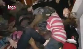 #شاهد من قصف دوما بالغوطة الشرقية في سوريا بالكيماوي وارتقاء عشرات الشهداء.