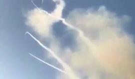 #شاهد الدفاعات السعودية تعترض 4 صواريخ باليستية اطلقتها حوثيون على أبها وخميس مشيط صباح اليوم