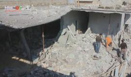 دمار في مدينة الحولة جراء الغارات الجوية 
#حمص - #سوريا