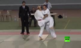 فيديو يظهر منفذ هجوم نيس محمد لحويج بوهلال وهو يشارك في مسابقة لفنون القتال عام 2010.