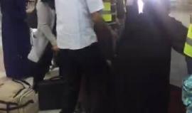 وصول اول باص من العالقين من الصالة المصرية الى الجانب الفلسطيني 
تصوير مراسلنا عبد الرحمن الكحلوت