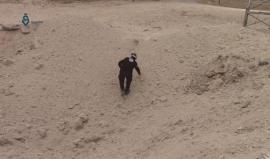 آثار قصف الطيران الروسي بالصواريخ الإرتجاجية على بلدة التمانعة في ريف #إدلب .