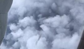 #فيديو تصوير من مركز اعصار "لين" الذي يقترب من هاواي حيث ارتفعت قوته للدرجة الخامسة