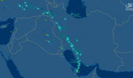 #شاهد #مباشر | خريطة لحركة الخطوط الجوية القطرية الآن بعد إغلاق السعودية والإمارات ومصر الأجواء أمامها .. وفتح إيران وتركيا الأجواء لها .