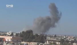 شهداء وجرحى جراء غارات جوية استهدفت بلدة اليادودة بريف درعا الغربي