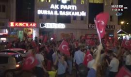 #عاجل.. بدء خروج المظاهرات الداعمة للرئيس #أردوغان والرافضة للانقلاب في مدينة #بورصة