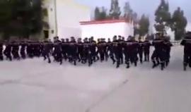 هتافات لفلسطين ولـ غزة في تخريج دفعة جديدة من الدفاع المدني الجزائري.