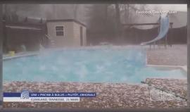 #شاهد تساقط حبات برد كبيرة في كليفلاند (أوهايو)