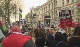 أصدقاء فلسطين في مواجهة “نتنياهو” بلندن