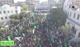 مشاهد من المسيرة الجماهيرية الحاشدة التي انطلقت في شمال قطاع #غزة بذكرى انطلاقة حركة #حماس
#حماس29