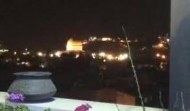 #مباشر شاهد جمال قبة الصخره المشرفه من سطح سوق خان الزيت في البلدة القديمة  بالقدس