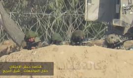 #شاهد قناصة الاحتلال خلف السواتر الترابية خلال المواجهات شرق البريج وسط قطاع غزة. 
#القدس_عاصمة_فلسطين