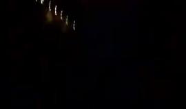 #شاهد النيران التي تندلع قرب مستوطنة دوليف غرب رام الله.