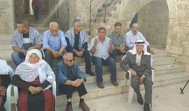 #شاهد  مسيرة العودة للقرى المهجرة في #نعلين