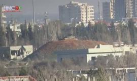 #شاهد قوات الأسد تقصف حي الوعر بحمص بالصواريخ وقذائف الهاون والمدفعية