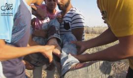 #شاهد .. إصابة 3 شبان برصاص الاحتلال خلال مواجهات على السياج الفاصل أمام موقع " ناحل عوز " شرق مدينة غزة . 
تصيوير مراسلنا عبد الرحمن الكحلوت