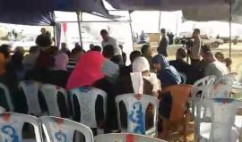 يوم الأسير في مخيم العودة شرق غزة ضمن مسيرة العودة الكبرى