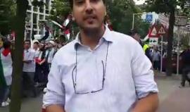 #بث_مباشر .. من فعاليات مناهضة لزيارة نتنياهو إلى العاصمة الهولندية أمستردام .