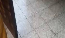 أضرار أصابت منزل المواطن ابراهيم عبد الكريم نسمان في مخيم الشاطئ غرب غزة جراء الرياح العاضفة