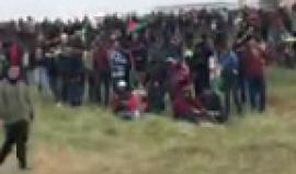 تغطية حية ومباشرة لمسيرات العودة الكبرى شرق غزة