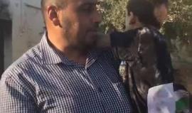 #عام_على_الجريمة .. الطفل أحمد الدوابشة في الذكرى الأولى لجريمة حرق المستوطنين لمنزله واللذي نجا منها مصابا بحروق خطيرة بعد فقده عائلته في دوما جنوب نابلس .