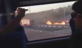 هذا الصباح ..

#شاهد النيران تشتعل في مستوطنة "آزور" قرب يافا المحتلة 

#إسرائيل_تحترق