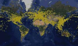 كان الأكثر ازدحاما..
#شاهد| حركة الطيران يوم أمس حيث حلقت أكثر من 202000 رحلة