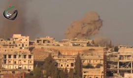 مشاهد من القصف الجوي على مدينة #حريتان بريف #حلب الشمالي