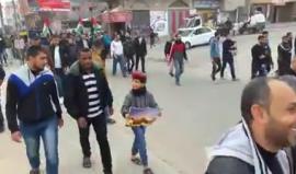 مسيرات حاشدة خرجت في قطاع غزة نصرة للقدس