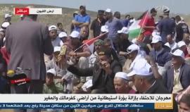 #شاهد #مباشر صلاة الجمعة قبيل فعالية للاحتفال بإزالة بؤرة استيطانية من اراضي كفر مالك والمغير شرق رام الله .