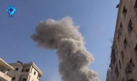 #شاهد ضراوة الاشتباكات الدائرة بين المعارضة المسلحة والنظام السوري في حي جمعية الزهراء بحلب