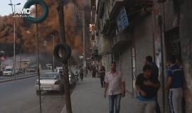 #شاهد:  اللحظات الأولى للغارة الجوية بصاروخ على حي الصالحين بحلب، والتي أدت لاستشهاد مدنيين اثنيين واندلاع حرائق ضخمة
بعدسة: مجاهد أبو الجود