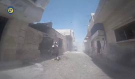 الطائرات الحربية تقصف مدينة الرستن بريف #حمص الشمالي