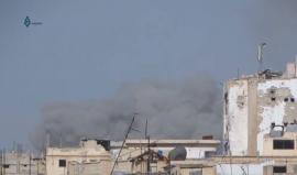 #سوريا: غارات للطيران الحربي تستهدف مدينة درعا