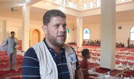 #شاهد مؤسسات وجميعات خيرية تنظم إفطاراً جماعياً لنازحي مخيم أطمة بريف إدلب الغربي في أول أيام شهر رمضان المبارك