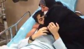 #شاهد لقاء الأسير أنس شديد الذي خاض اضرابا مفتوحا عن الطعام في سجون الاحتلال مع والدته داخل مستشفى آساف هروفيه.