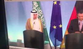 #شاهد
وزير الخارجية السعودي يرتبك خلال مؤتمر صحفي بعدما رفض الوزير الألماني اتهاماته لـ #قطر دون أدلة وقال لدينا أيضا معلومات عن مؤسسات سعودية تدعم " الإرهاب"