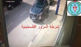 #شاهد ماذا فعلت شاحنة بعدد من السيارات خلال حادث سير في رام الله
