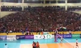 "بالروح بالدم نفديك يا فلسطين".. هتاف جماهير النادي #الأهلي المصري يشعل المدرجات في المباراة النهائية للبطولة العربية لكرة الطائرة للسيدات