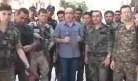 #شاهد.. كوميديا جديدة يقدمها إعلام النظام في #حلب "سلمت سلاحك"!