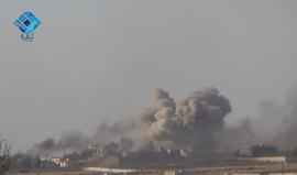 تواصل القصف الروسي على بلدات ريف #حلب الشمالي
تصوير: وكالة ثقة