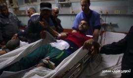 #شاهد ماذا قال أحد المصابين في مواجهات شرق خانيونس عن رئيس السلطة محمود عباس؟

تصوير: منيب سمير
