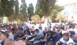 خطبة الجمعة من باحات المسجد الاقصى المبارك